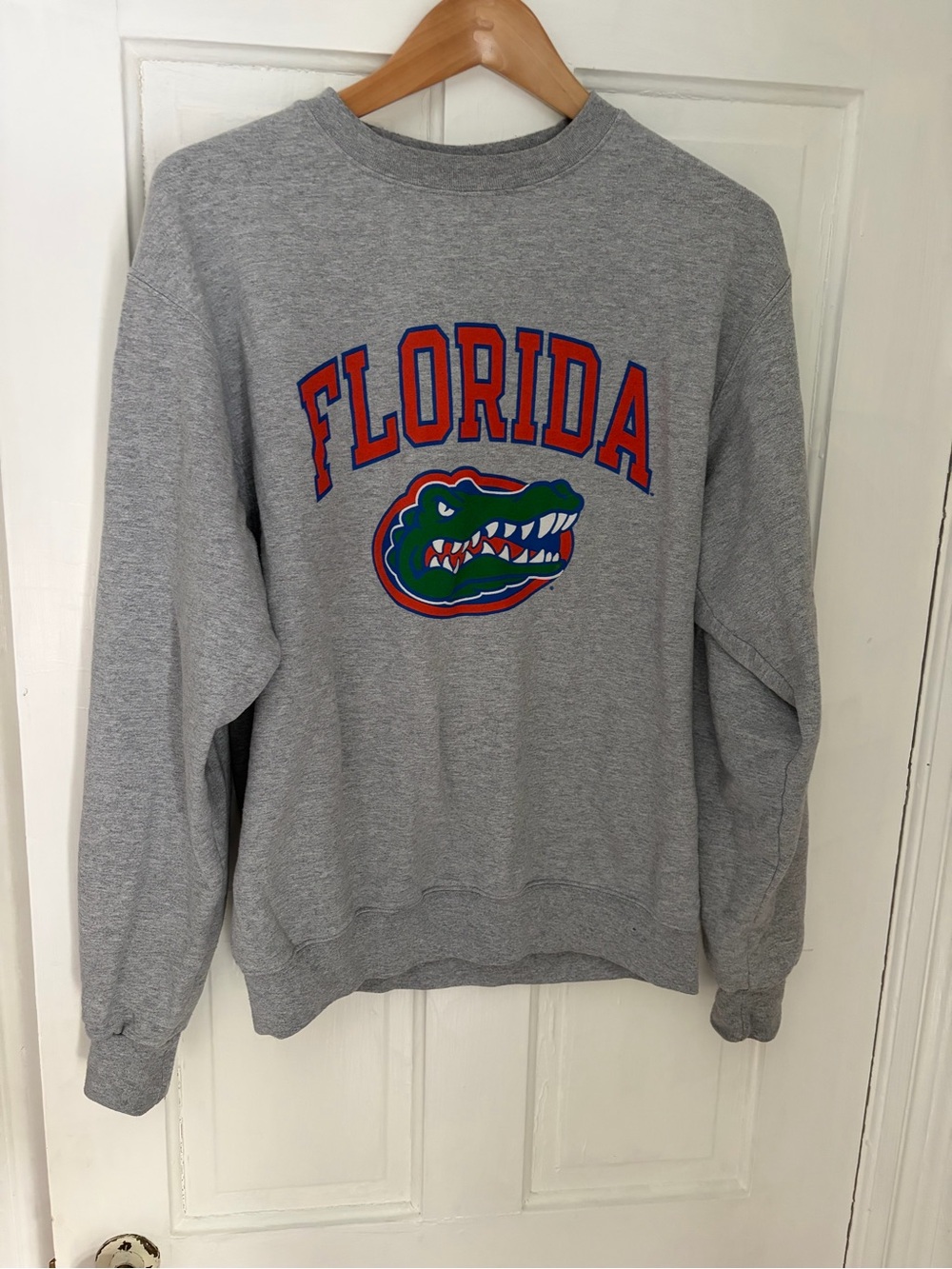 Florida Gators Gray Crewneck Sweatshirt | Champion - Medium | NCAA UF